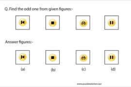 find the odd one from the circle rectangle figures