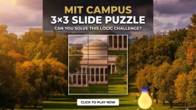 MIT Campus 3×3 Slide Puzzle